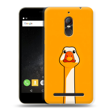 Силиконовый чехол на ZTE Nubia N1 Lite с принтом Смешная утка