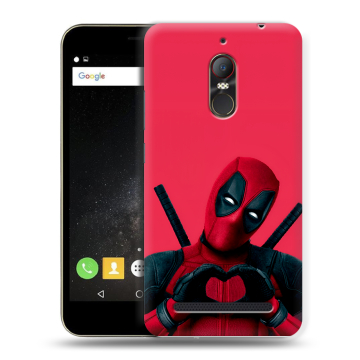 Силиконовый чехол на ZTE Nubia N1 Lite с принтом Дедпул Deadpool