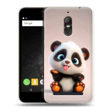 Силиконовый чехол на ZTE Nubia N1 Lite с принтом милая панда