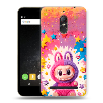 Силиконовый чехол на ZTE Nubia N1 Lite с принтом Labubu Лабубу