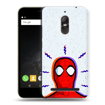 Силиконовый чехол на ZTE Nubia N1 Lite с принтом Spiderman Человек паук
