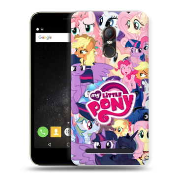 Силиконовый чехол на ZTE Nubia N1 Lite с принтом My little pony Дружба чудо