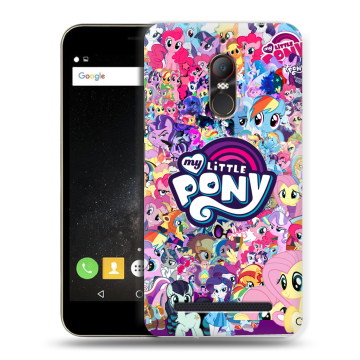 Силиконовый чехол на ZTE Nubia N1 Lite с принтом My little pony Дружба чудо