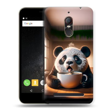 Силиконовый чехол на ZTE Nubia N1 Lite с принтом смешная панда