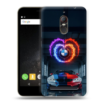 Силиконовый чехол на ZTE Nubia N1 Lite с принтом BMW БМВ