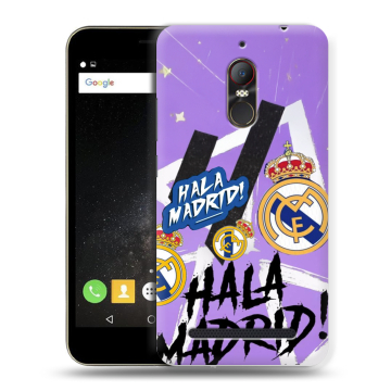 Силиконовый чехол на ZTE Nubia N1 Lite с принтом Real Madrid Реал Мадрид