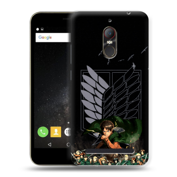 Силиконовый чехол на ZTE Nubia N1 Lite с принтом Атака титанов