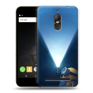 Силиконовый чехол на ZTE Nubia N1 Lite с принтом Миньоны