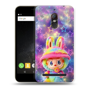 Силиконовый чехол на ZTE Nubia N1 Lite с принтом Labubu Лабубу