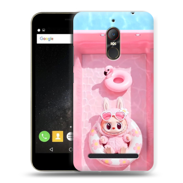 Силиконовый чехол на ZTE Nubia N1 Lite с принтом Labubu Лабубу