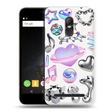 Силиконовый чехол на ZTE Nubia N1 Lite с принтом Y2K