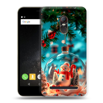 Силиконовый чехол на ZTE Nubia N1 Lite с принтом Новый год