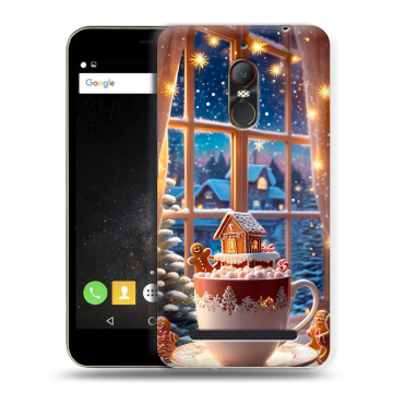 Силиконовый чехол на ZTE Nubia N1 Lite с принтом Новый год