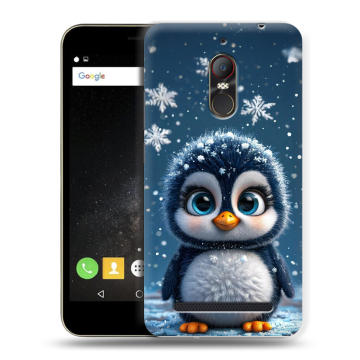 Силиконовый чехол на ZTE Nubia N1 Lite с принтом Новый год