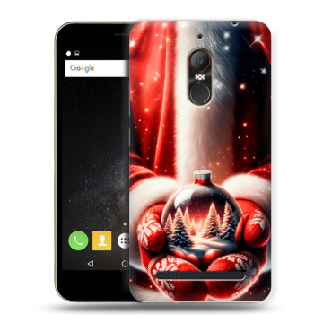Силиконовый чехол на ZTE Nubia N1 Lite с принтом Новый год