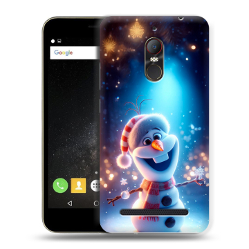 Силиконовый чехол на ZTE Nubia N1 Lite с принтом Новый год