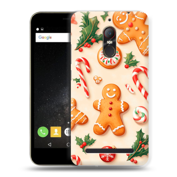 Силиконовый чехол на ZTE Nubia N1 Lite с принтом Новый год