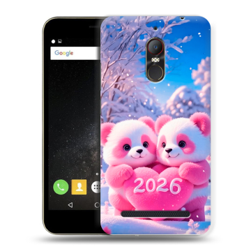 Силиконовый чехол на ZTE Nubia N1 Lite с принтом Новый год