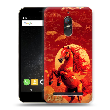 Силиконовый чехол на ZTE Nubia N1 Lite с принтом Новый год