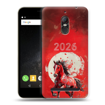 Силиконовый чехол на ZTE Nubia N1 Lite с принтом Новый год