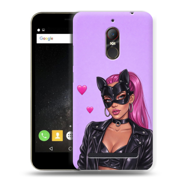 Силиконовый чехол на ZTE Nubia N1 Lite с принтом женский