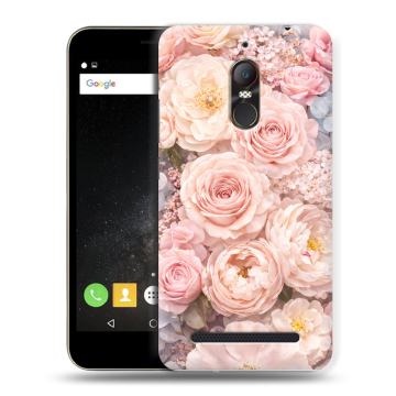 Силиконовый чехол на ZTE Nubia N1 Lite с принтом женский