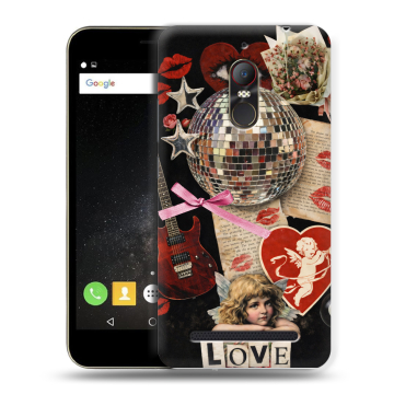 Силиконовый чехол на ZTE Nubia N1 Lite с принтом для девочек