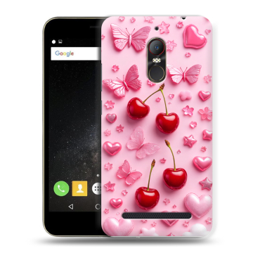Силиконовый чехол на ZTE Nubia N1 Lite с принтом для девочек