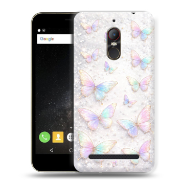 Силиконовый чехол на ZTE Nubia N1 Lite с принтом женский
