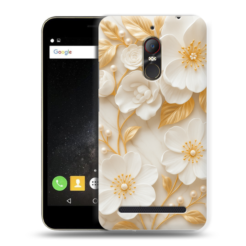 Силиконовый чехол на ZTE Nubia N1 Lite с принтом Цветы Силиконовый чехол на ZTE Nubia N1 Lite с принтом Цветы