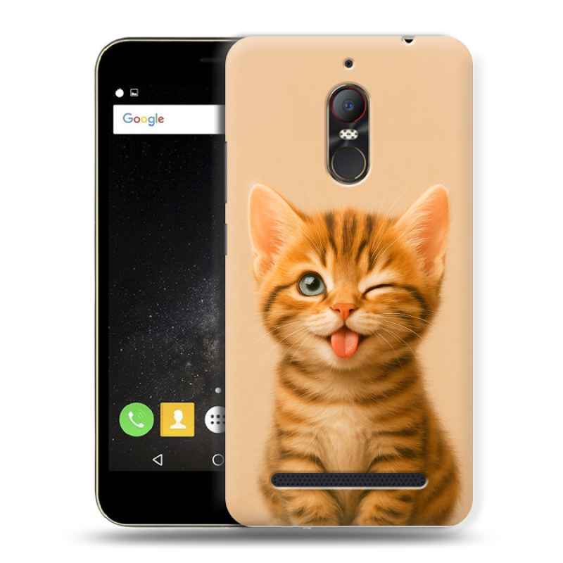 Силиконовый чехол на ZTE Nubia N1 Lite с принтом котенок Силиконовый чехол на ZTE Nubia N1 Lite с принтом котенок