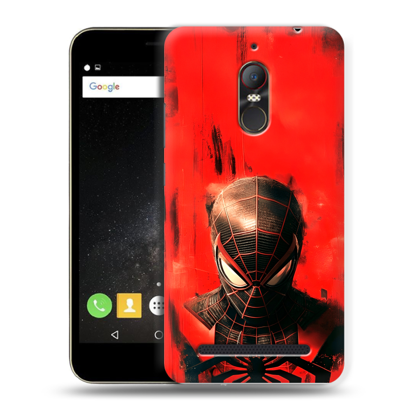 Силиконовый чехол на ZTE Nubia N1 Lite с принтом человек паук spiderman Силиконовый чехол на ZTE Nubia N1 Lite с принтом человек паук spiderman