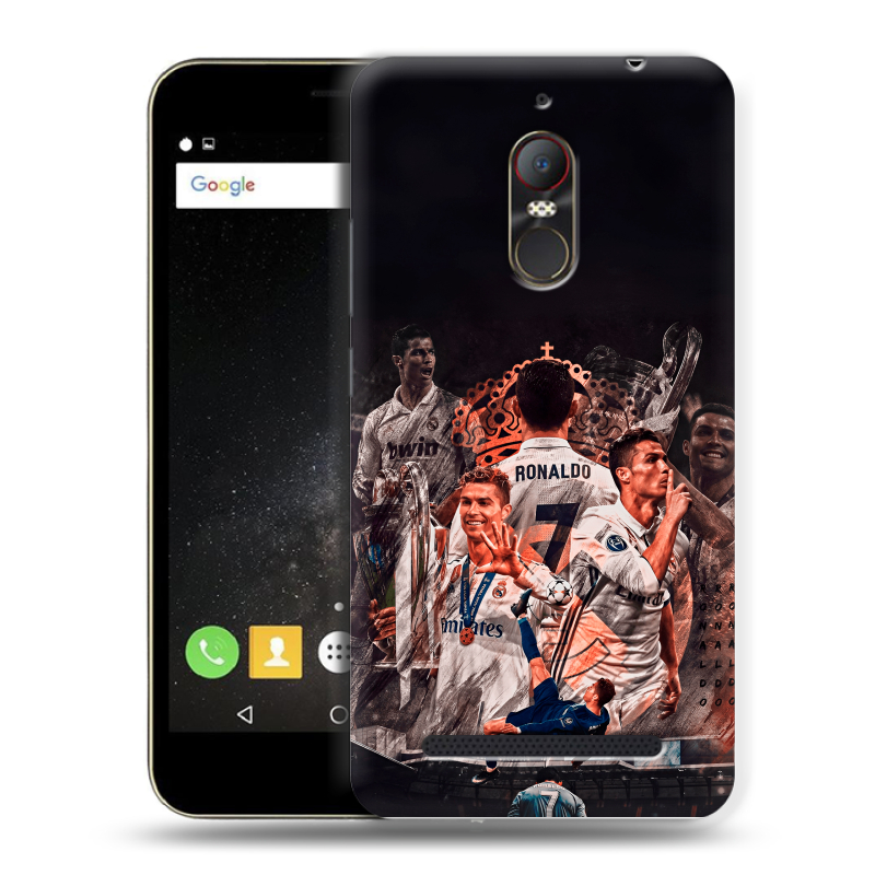Силиконовый чехол на ZTE Nubia N1 Lite с принтом Реал Роналдо Real Ronaldo Силиконовый чехол на ZTE Nubia N1 Lite с принтом Реал Роналдо Real Ronaldo