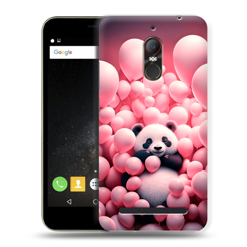 Силиконовый чехол на ZTE Nubia N1 Lite с принтом Панда Силиконовый чехол на ZTE Nubia N1 Lite с принтом Панда