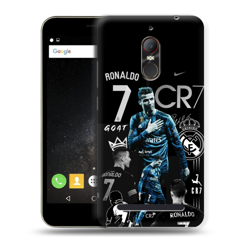 Силиконовый чехол на ZTE Nubia N1 Lite с принтом Реал Роналдо Силиконовый чехол на ZTE Nubia N1 Lite с принтом Реал Роналдо