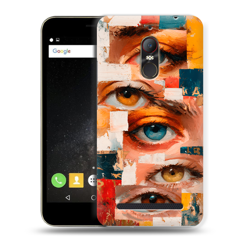 Силиконовый чехол на ZTE Nubia N1 Lite с принтом Модный принт Силиконовый чехол на ZTE Nubia N1 Lite с принтом Модный принт