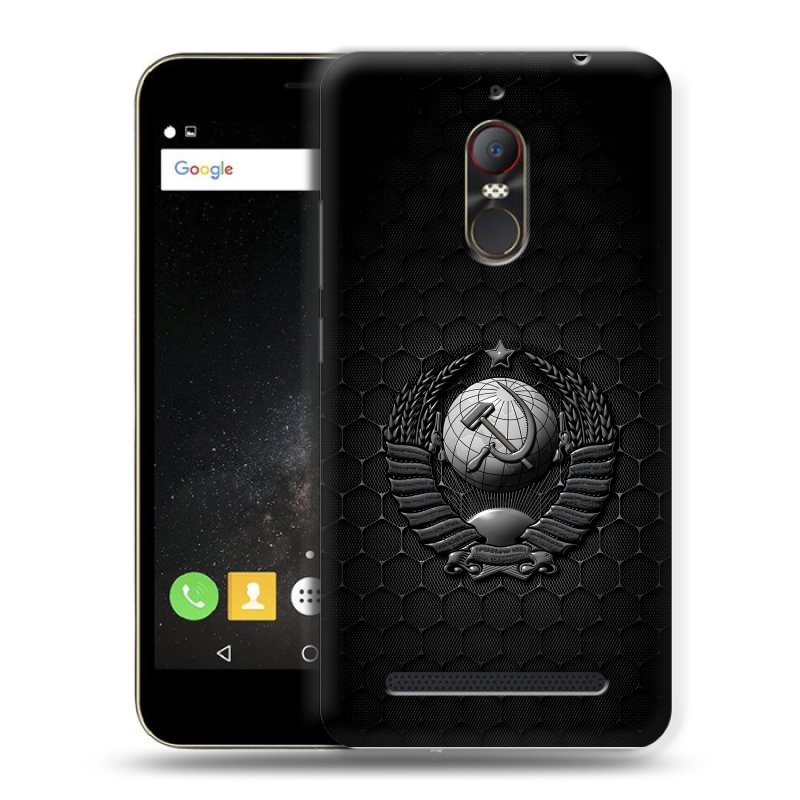 Силиконовый чехол на ZTE Nubia N1 Lite с принтом Герб Флаг СССР Силиконовый чехол на ZTE Nubia N1 Lite с принтом Герб Флаг СССР