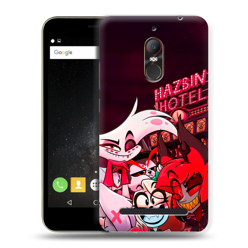 Силиконовый чехол на ZTE Nubia N1 Lite с принтом Hazbin Hotel Отель Хазбин Силиконовый чехол на ZTE Nubia N1 Lite с принтом Hazbin Hotel Отель Хазбин