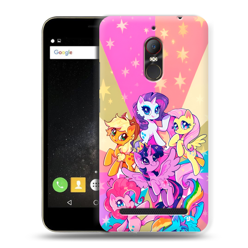 Силиконовый чехол на ZTE Nubia N1 Lite с принтом My little pony Дружба чудо Силиконовый чехол на ZTE Nubia N1 Lite с принтом My little pony Дружба чудо