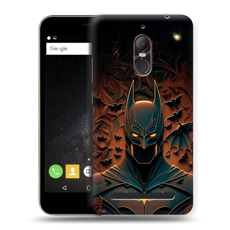 Силиконовый чехол на ZTE Nubia N1 Lite с принтом Batman Бэтмен Силиконовый чехол на ZTE Nubia N1 Lite с принтом Batman Бэтмен