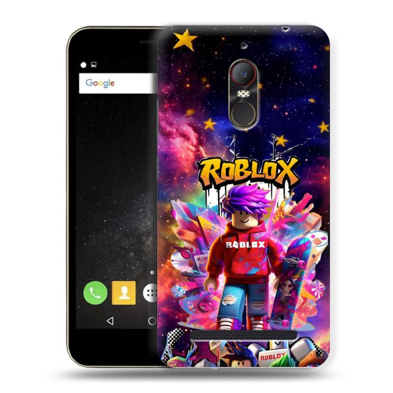 Силиконовый чехол на ZTE Nubia N1 Lite с принтом Roblox Роблокс Силиконовый чехол на ZTE Nubia N1 Lite с принтом Roblox Роблокс