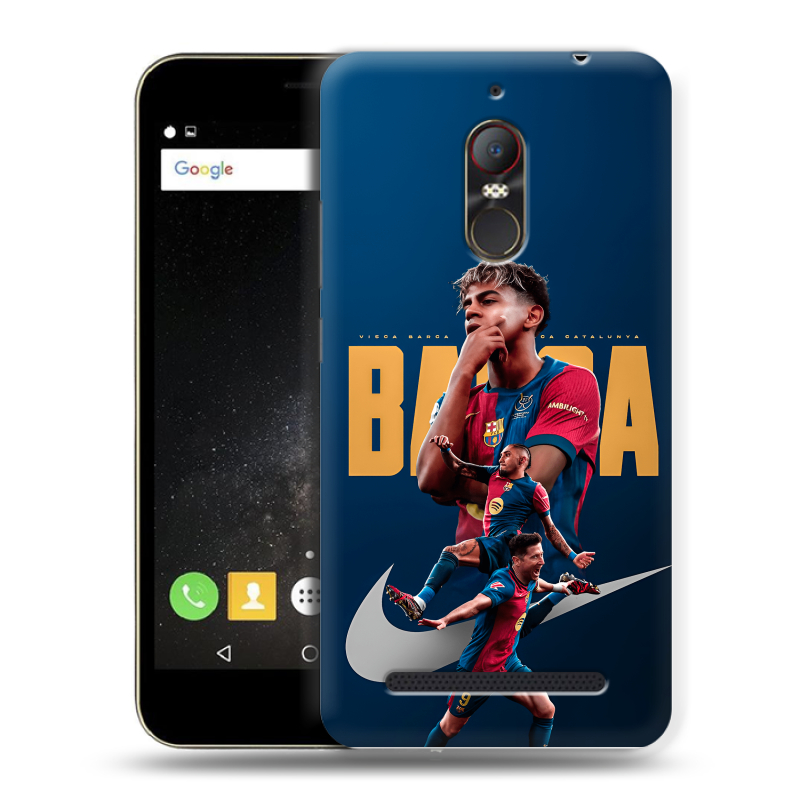 Силиконовый чехол на ZTE Nubia N1 Lite с принтом Барселона Barca Yamal Силиконовый чехол на ZTE Nubia N1 Lite с принтом Барселона Barca Yamal