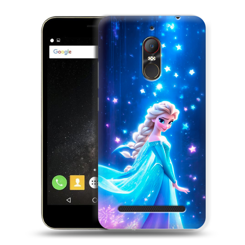 Силиконовый чехол на ZTE Nubia N1 Lite с принтом Холодное сердце Frozen Силиконовый чехол на ZTE Nubia N1 Lite с принтом Холодное сердце Frozen