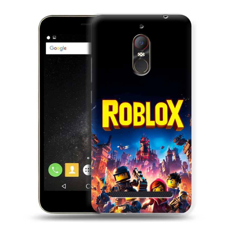 Силиконовый чехол на ZTE Nubia N1 Lite с принтом Roblox Роблокс Силиконовый чехол на ZTE Nubia N1 Lite с принтом Roblox Роблокс