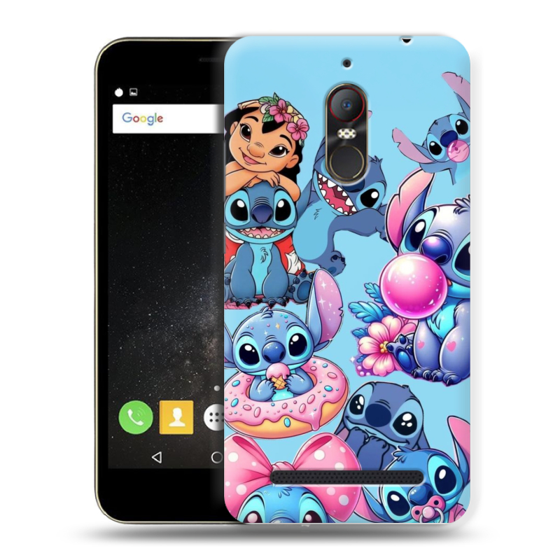 Силиконовый чехол на ZTE Nubia N1 Lite с принтом Лило и Стич Силиконовый чехол на ZTE Nubia N1 Lite с принтом Лило и Стич