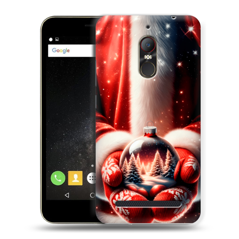 Силиконовый чехол на ZTE Nubia N1 Lite с принтом Новый год Силиконовый чехол на ZTE Nubia N1 Lite с принтом Новый год