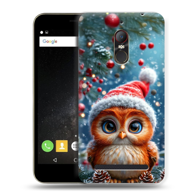 Силиконовый чехол на ZTE Nubia N1 Lite с принтом Новый год Силиконовый чехол на ZTE Nubia N1 Lite с принтом Новый год