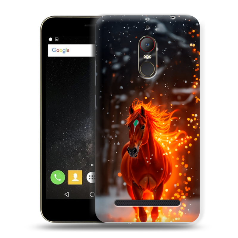 Силиконовый чехол на ZTE Nubia N1 Lite с принтом Новый год Силиконовый чехол на ZTE Nubia N1 Lite с принтом Новый год