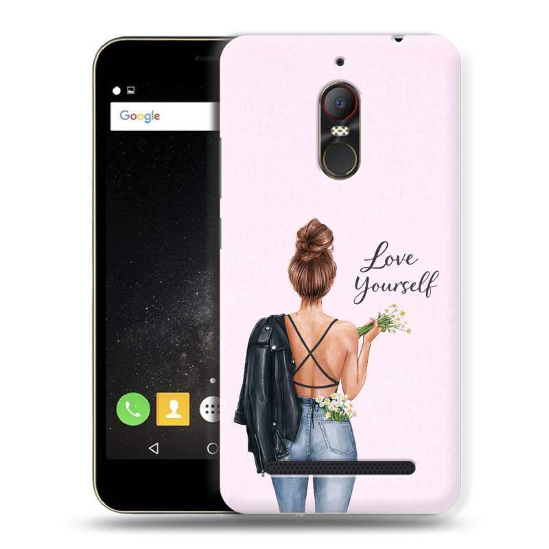 Силиконовый чехол на ZTE Nubia N1 Lite с принтом женский Силиконовый чехол на ZTE Nubia N1 Lite с принтом женский