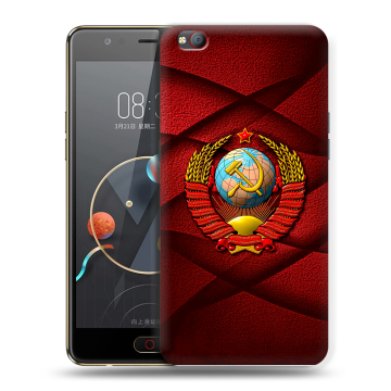 Пластиковый чехол на ZTE Nubia M2 Lite с принтом Герб СССР Пластиковый чехол на ZTE Nubia M2 Lite с принтом Герб СССР